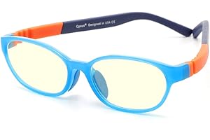 Cyxus Kids Glasses with Clear Lens for Blocking Blue Light, Anti UV Eye Fatigue Computer Eyewear, Unisex (Boy/Girl)