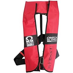 Lalizas Omega Chaleco Salvavidas, Unisex Adulto, Rojo, Automático