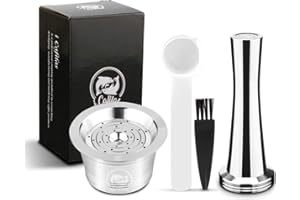 i Cafilas Cápsula de café recargable de acero inoxidable, filtro de café reutilizable para Tchibo Cafissimo Classic Espresso