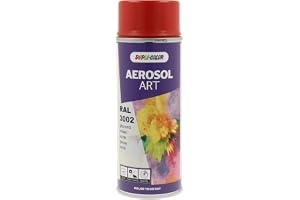 DUPLI-COLOR 741098 AEROSOL ART RAL 3002 rutig röd glänsande 400 ml