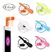 Produktbild Swallowzy Mini USB Ventilator Fan, Mini USB Phone Fans Portable Plug in with 8 Pin Lightning Port for iPhone 5/5S/6/6S/6Plus/6SPlus/7/7 Plus/iPhone X/iPhone 8/8 Plus, 6 Pack
