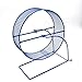 Produktbild ACWZX Metal Silent Hamster Laufrad, 20 cm Kunststoff, Mit Halterung, Rennmaus Igel Mäuse Spielen Können, Ist Die Farbe Zufällig Verteilt