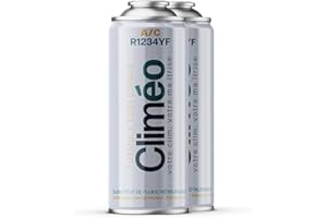 Climéo 400 ml – Umweltfreundlicher Ersatz für das Kältemittel R1234yf 2in1, 3in1 | Klimaanlagenwartung in Eigenregie (2 Dosen, 2in1)