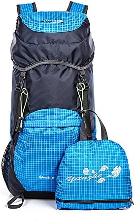 EasiTool 30 L Foldable Backpack Waterproof Travel bag Climbing High Capacity Trekking Backpacking, Blue
