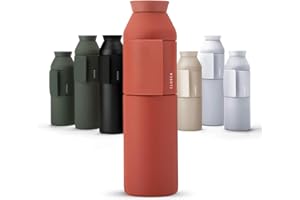 Closca Wasserflasche aus Edelstahl Bottle Wave. Thermo-Trinkflasche zum Einhängen für Kinder und Erwachsene. BPA-frei (600ml, Arizona)