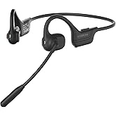 LOBKIN Kopfhörer Bluetooth Headset mit Mikrofon, Open Ear Kopfhörer Bluetooth 5.3 Luftleitungskopfhörer kabelloses mit Geräus
