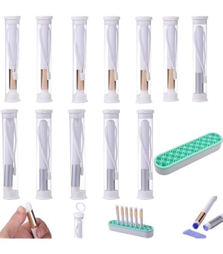 UNIMEIX Mini Blending Brushes For Card Making, Dry Miniature Painting Set, Background Blender Paint Brushes, Small Detailed Paint Brushes (4 Pack - View #10