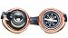 Produktbild Steampunk Brille Goggles mit Lupe und LED Licht