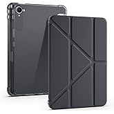 Xiaomi Redmi K Pad ile Uyumlu Kılıf Tri Folding Silikon Kalem B&ouml;lmeli Katlanabilir Standlı PU Deri Yumuşak Kapak, Tablet Kılı