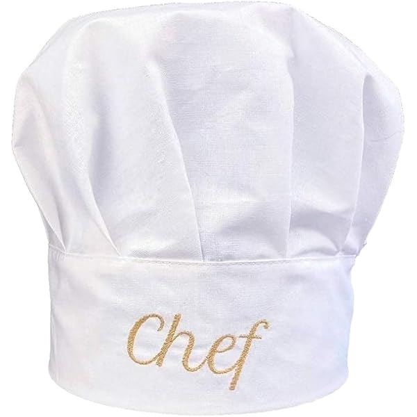Chef Hat Adjustable Closure Kitchen Cooking Cap Cotton Baker Home Hotel Restaurant Use, White, 52-62cm - View #8