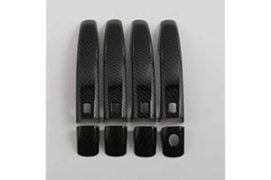 REXGEL Copri Maniglie Esterne Porte per Audi A1 A4 A5 Q3 Q5 Sportbak Sedan Avant 2007-2018, Maniglia della Porta del Cromato Accessori dell'autoadesivo,C- A4 B8 Avant 2008-2015