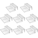 8 Pcs Fish Tanks Glass Cover Clip,6mm/8mm/10mm/12mm Aquariums Fish Tank Acrylic Clips Glass Cover Support Holders Universal L