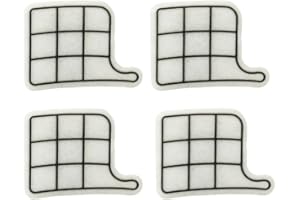HS PRODUCTS Filtro Griglia Motore per Folletto VK135 VK136 – Set 4 Pezzi Compatibili Vorwerk – Ricambio Anti-Polvere Alta Qualità per Aspirapolvere