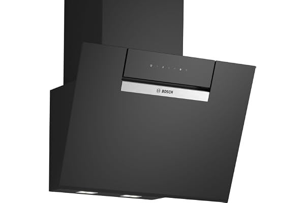 Bosch DWK67FN60, Série 4, Hotte inclinée, 60 cm, Noir