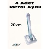 4l&uuml; Katlanır Metal Yer Sofrası Ayağı Yer Masası Ayağı 20 cm