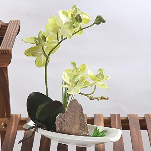 LVLIDAN Simulation Phalaenopsis Set Silk Flower Green