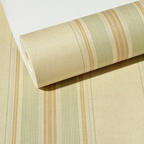 Simple American style Village Wallpaper.Vertical stripes Non-woven wallpaper Tv background wall Bedroom Living room Self adhesive Home decor-E 0.53m*10m(20.8x393.7inch)