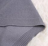 Amcool Schön Babydecke Stricken,Warm Weich Kinder Babydeckenbezug Hase Muster Wickelt Decken Newborn Infant Sleeping Bag Pucktücher - 3