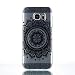 Produktbild Samsung Galaxy S7 Hülle, HFSHOP Durchsichtig Schutzhülle Silikon TPU Durchsichtig Transparent kratzfeste stoßdämpfende Handy Hülle Abdeckung Schutz für Samsung Galaxy S7 - Campanula Mandala Floral Dream, Schwarz