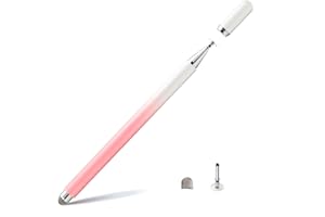 Twiller Stylus Pen, Universal Tablet Pens Touch Screen for All Tablets, Tablet Pen with Magnetic Cap for Apple/iPhone/iPad pro/Mini/Air/Android/Microsoft and Other Devices Pink