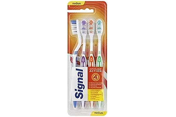Signal Brosse à Dents 4 Actions Medium Pack de 4