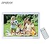 Produktbild Andoer 15 "Wide Screen HD LED Digital-Bilderrahmen Hohe Auflösung 1280 * 800 elektronische Bilderrahmen mit Fernbedienung LED-Uhr-Kalender MP3 MP4 Video-Player Unterstützung mehrerer Sprachen
