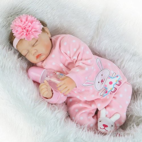 ZIYIUI Reborn Baby Doll - 22 Inch Realistic Silicone Vinyl Doll With Clothes & Accessories, Gift Set - View #2