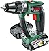 Price comparison product image Bosch PSB 18 LI-2 Ergonomic Cordless Combi Drill with Two 18 V Lithium-Ion Battery
