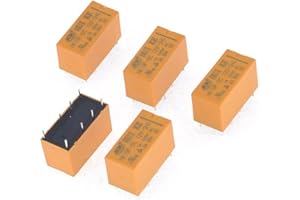 WINWILL 10 Stück PCB Mount Power Relay Coil DPDT DC 8 Pins 12V Micro Relay PCB Relais