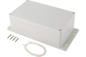 DasMorine Plastic Dustproof Waterproof IP65 Junction Box Wire Cable Connection Enclosure Plastic Dustproof Waterproof IP65 Junction Box Wire Cable Connection Enclosure (151 * 83 * 60mm)