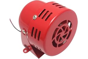 GAZECHIMP 1950s Style 12v Air Raid Siren Horn Alarm Real Motor Driven Police Security