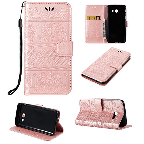 Samsung Galaxy J3 2017 Flip Cover Pu Leather Wallet Kickstand