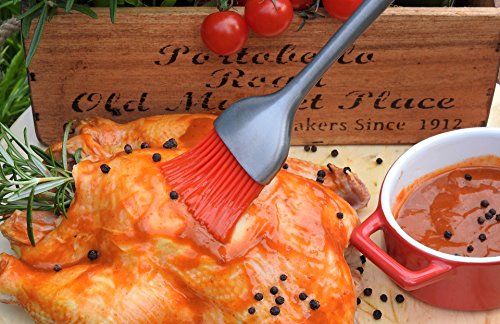 Hochwertiger Profi-Küchenpinsel, Edelstahl, Silikon, Backpinsel, 30,5 cm, ideal für Grill, Backen, Weihnachtsbraten *** Schlankes Design, fantastische Ergänzung für jede stilvolle Küche *** tolle Geschenkidee - 2