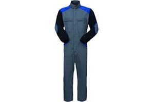 Rossini Trading A45107AGL Tuta Nuvolari, Azzurro Royal/Grigio, L