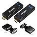 Price comparison product image MEASY MINI Wireless HD Sender Kit with Receiver W2H NANO + VGA to HDMI Compatible with 1080P 3D with band 60GHZ up to 30M/100FT for [Sponsored]Projector,VIVIBRIGHT GP100 Video Projector,LCD 1080P Full-HD Level Image Quality,