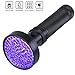 Produktbild Schwarzlicht Taschenlampe, 100 LED UV-Taschenlampe, Heavy Pflicht UV-Taschenlampe Professional Grade Black Licht Ortungsgerät für Hund Urin, PET Flecken oder Bettwanzen, Jagd Scorpions