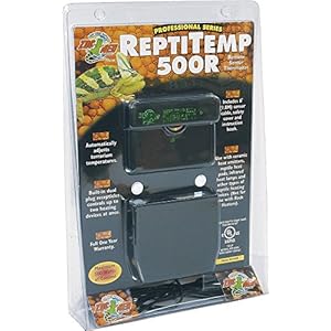 Zoo Med RT-500E Repti Temp 500R, Thermostat zur Steuerung von Heizelementen im Terrarium