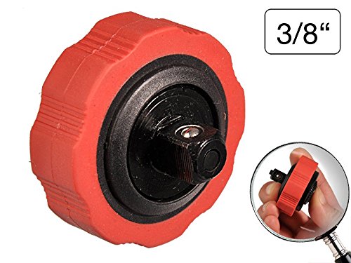 Fingerratsche 3/8' mit Schnelllöseknopf aus CRV mit Softgriff
