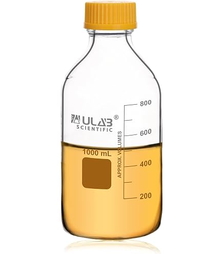 DURAN 1129821 GL45 Labor-Glasflasche mit Schraubverschluss, HPLC, druckfest, 4 Anschlüsse, PP und Dichtungen, 500 ml (2 Stück DURAN 1129821 GL45 Labor-Glasflasche mit Schraubverschluss, HPLC, druckfest, 4 Anschlüsse, PP und Dichtungen, 500 ml (2 Stück