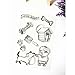 Produktbild Moonbrid Junge Haustier DIY Silikon Klar Stempel Blatt Scrapbooking Album Foto DIY Weihnachten Valentinstag Thanksgiving Geschenke