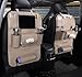 Produktbild ZHCJH 2 Pcs PU-Leder Auto-Rückenlehnenschutz Rückseite Sitz Auto Organizer Für Kinder Mit Tablet Halterung Mit Kick Matte Und Sitz Cover Wasserdicht, Langlebig, Leicht Zu Reinigen,Beige