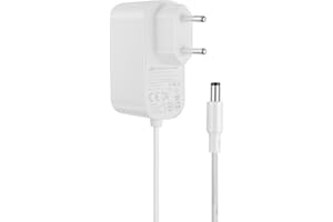 Tonton DC 12V 3A Netzteil 1,8Meter, AC 100-240V 50 60Hz, Netzadapter, Steckernetzteil, 5.5mm*2.1mm, Kompatibel mit CCTV-Kamera, TV-Box, LED-Streifen, Router, LCD Monitor, Festplatte (1,8M) Weiß