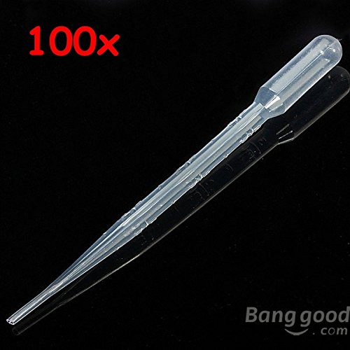 Preisvergleich Produktbild PhilMat 100pcs 3ml übertragen Einwegplastiktropfer Pipetten