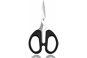 MBRO Scissor Heavy Duty Multipurpose Precision Stainless Steel Blade Comfortable Grip with ABS Handle Kitchen Scissors for Fabric Hair Paper Cutting Household Necessity (Pack of 1)