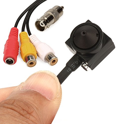 Cámara de seguridad estenopeica CCTV HD 1000TVL mini micro con audio