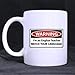 Produktbild lilihome Design for Teachers Funny Warning I'm a English Teacher Watch Your Language Ceramic Coffee White Mug (11 Ounce) - Best Gifts for Teachers