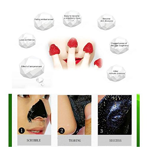 Mitesser Maske, Peel off Maske, Black Head Maske, Blackhead Remover, Blackhead Maske Peel Off, Gesichtsmaske Schwarz Mitesser, Maske Gesicht, Schwarz Purifying Peel-off-Maske, ToullGo® 12 Stück Maske Schwarze Nase Maske Schlamm Gesichtsmaske, Deep Cleansing Akne Peel Off Maske, Beauty Skin Care Mitesserentferner Mask, Schönheitsmaske für die Gesichtspflege (12PC) - 6