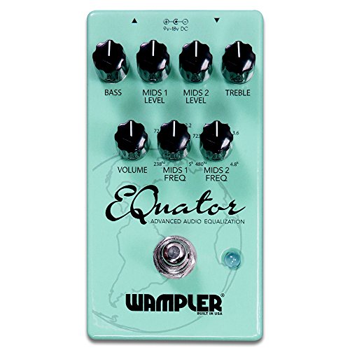 Wampler EQuator Advanced Audio Equalizer Guitar Effects Pedal