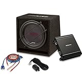 Alpine con caja de 12" modelo sbg-30br potencía máxima 800w a 2 ohm +