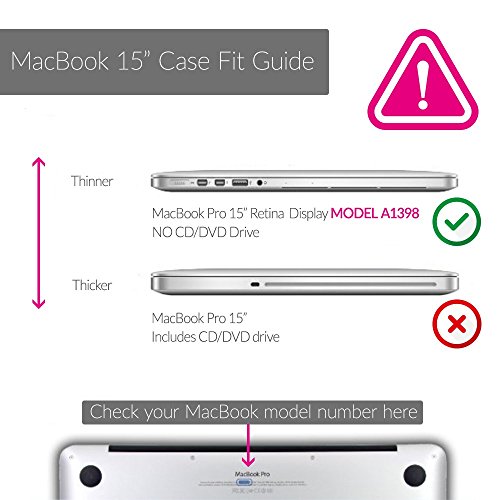 Macbook Pro 15 H  lle  Snugg Apple Macbook Pro 15 H  lle Case Tasche  Deluxe Satin Touch  Ultra Slim - Gold Marmor